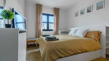 1 dormitorio, tabla de planchar con plancha, wifi gratis