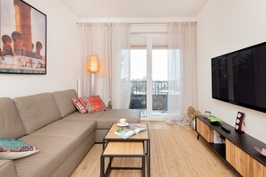 Apartment, 1 Bedroom, Balcony, Sea Facing | Living area - Rustic Style Apartment by Renters (Wladyslawowo)