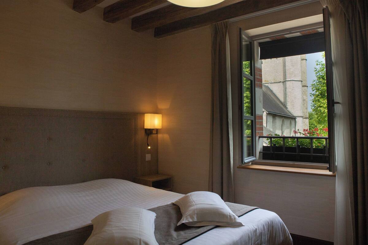 Superior-Doppelzimmer, Terrasse | Bettwäsche aus ägyptischer Baumwolle, hochwertige Bettwaren