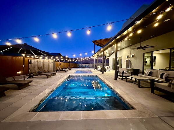 Una piscina climatizada