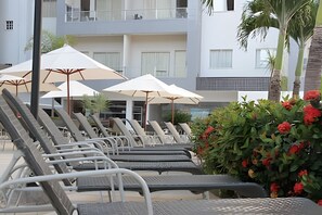 Standard Apartment | Terrace/patio - Aptos Rio Quente - ótima área de lazer (Rio Quente)