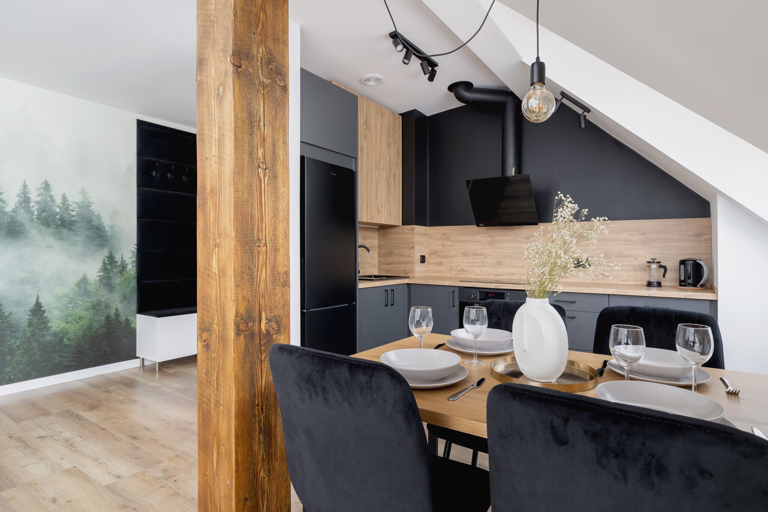 Apartemen, 1 kamar tidur, dapur | Dapur pribadi | Ketel listrik dan peralatan masak/sendok-piring