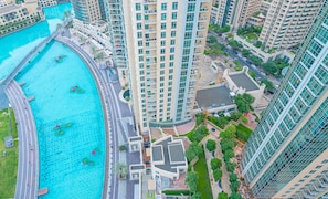 Deluxe Apartment | Balcony view - HomesGetaway-The Residences 3BR Downtown (Dubai)