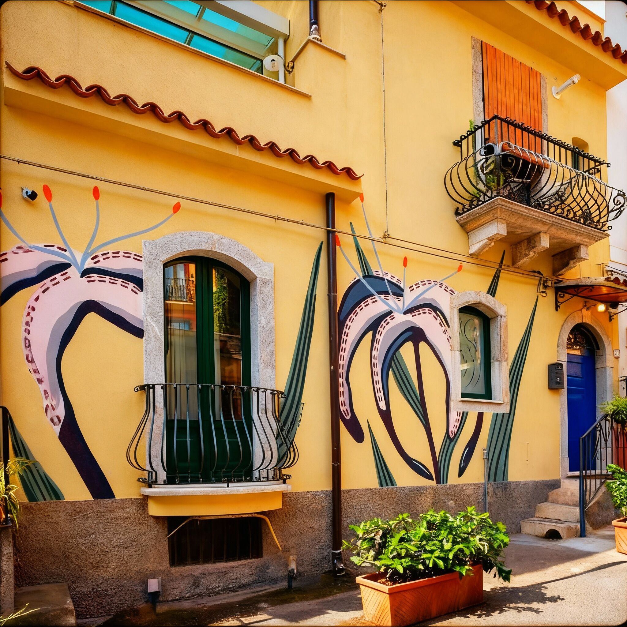 Leilighet, 2 soverom, røyk, balkong | Balkong