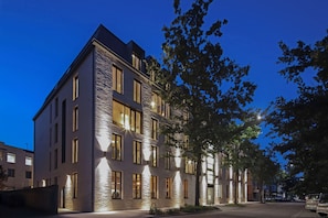 Front of property – evening/night