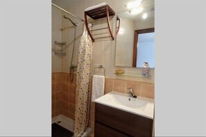 Eco-friendly toiletries, hair dryer, towels, soap