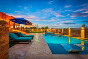 Una piscina climatizada