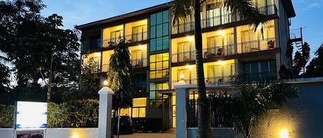 Façade de l’hébergement