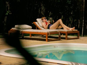 Outdoor pool - Pousada Rancho da Serra (Martins)