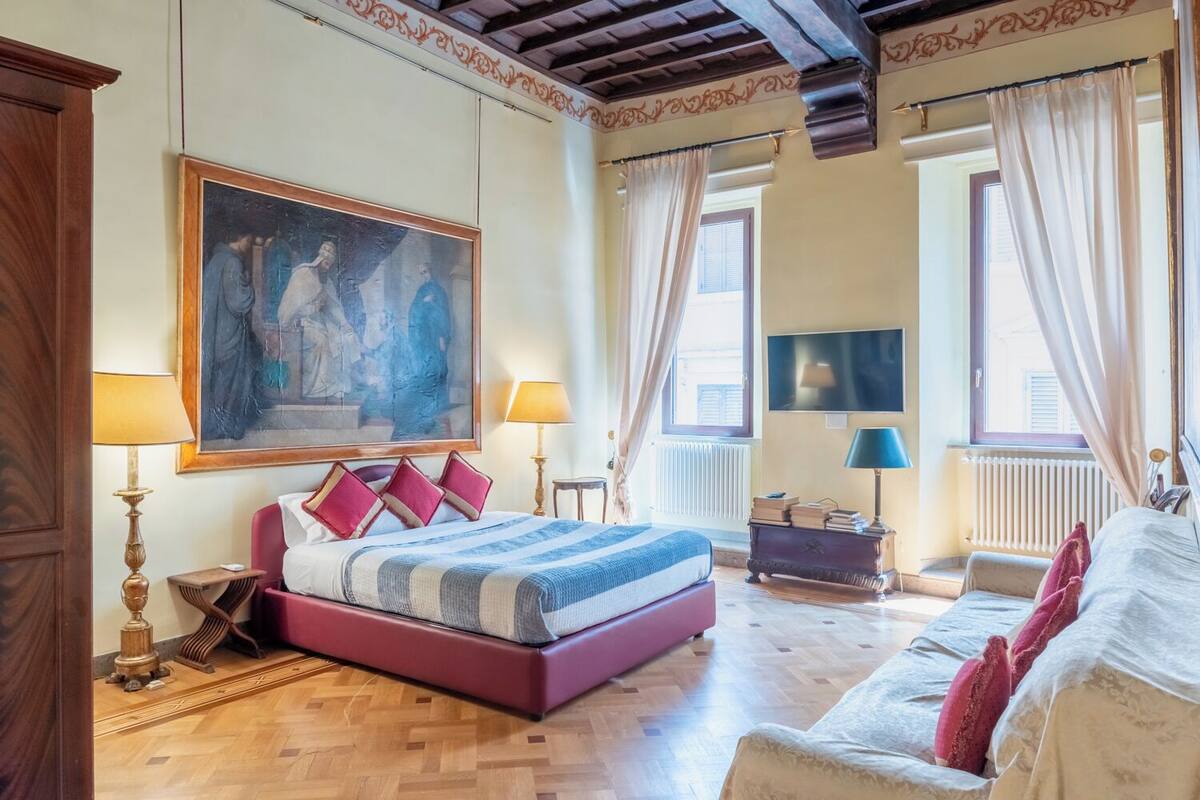 Italienske Frette-laken, sengetøy av topp kvalitet og skrivebord