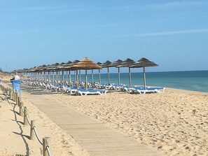 Beach nearby, beach towels