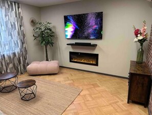 TV, video games, table football, video library