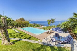 Pool - Villa Sorrentina, with pool and sea views (Sant'Agata Sui Due Golfi)