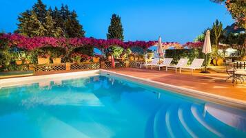 Una piscina riscaldata