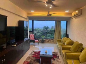 Living area - Sea facing bliss 2BHK (Mumbai)