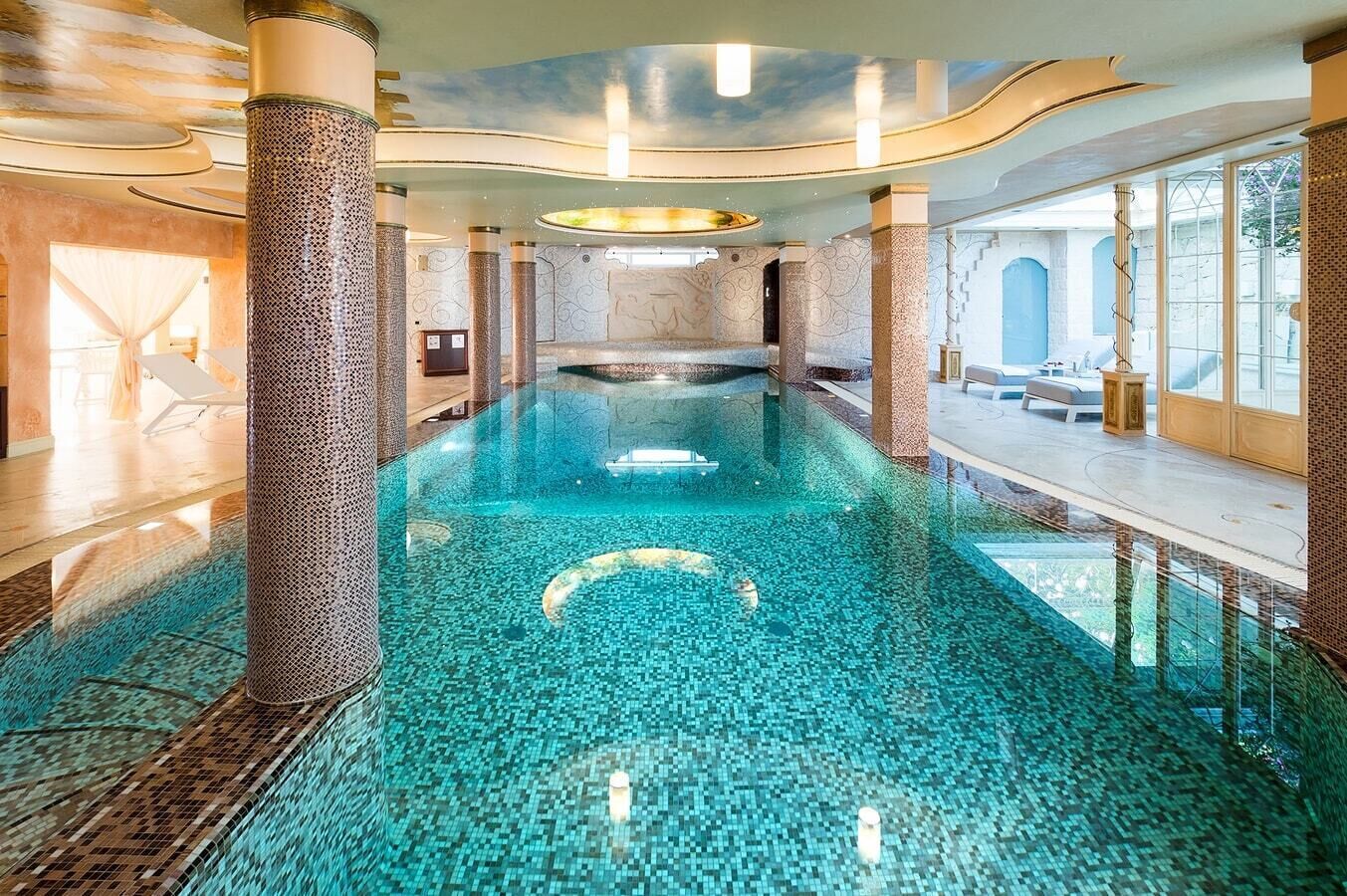 Indoor pool, a heated pool