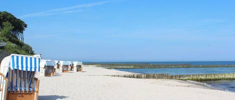 Vlak bij het strand