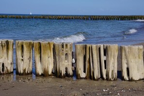 Una spiaggia nelle vicinanze