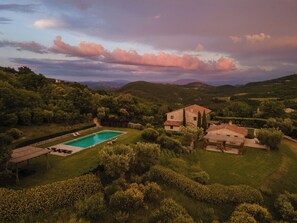 Una piscina riscaldata