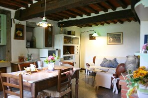 Dining - Villa Mezza - Tuscan farmhouse with pool (Cegliolo)