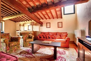 Televisión, chimenea, reproductor de DVD, mesa de ping pong