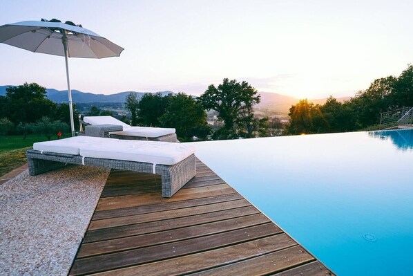 Una piscina climatizada