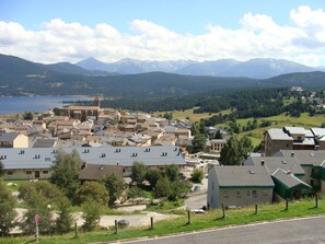 Aerial view - Studio-cabine 6pers. vue Panoramique sur la Station (Les Angles)