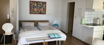 Apartment Ochsenfurt w. Balcony next to Railway Station: You don`t need a car!