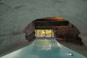 Una piscina riscaldata