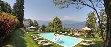 Una piscina riscaldata
