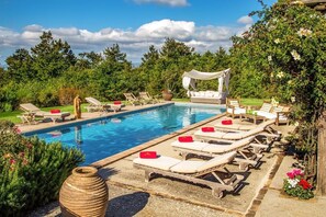 Una piscina riscaldata