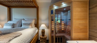Luxury residence in Métabief, suites, apartments, private spa and sauna