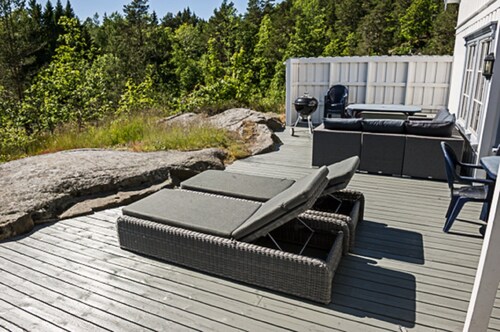 Großes Ferienhaus in Süd Norwegen am Meer