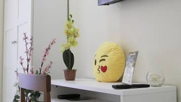 Tripla familiare | Biancheria da letto ipoallergenica, una cassaforte in camera