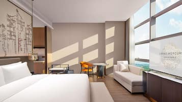 Superior Apartment, 1 King Bed | Hypo-allergenic bedding, down duvets, desk, free cots/infant beds