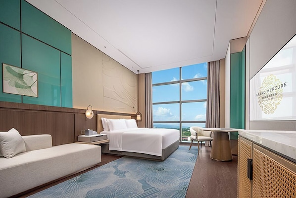 Chambre Exécutive, 1 très grand lit | 1 chambre, literie hypoallergénique, couette en duvet d'oie, bureau