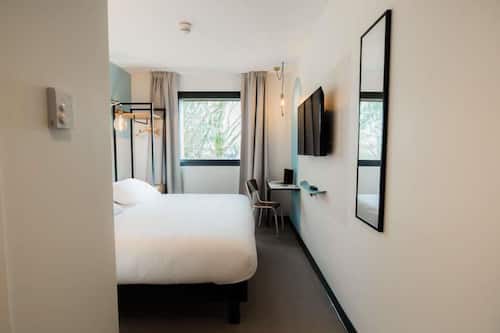 Habitación, 1 cama doble (Pop) | Decoración individual, escritorio, espacio para trabajar con un portátil