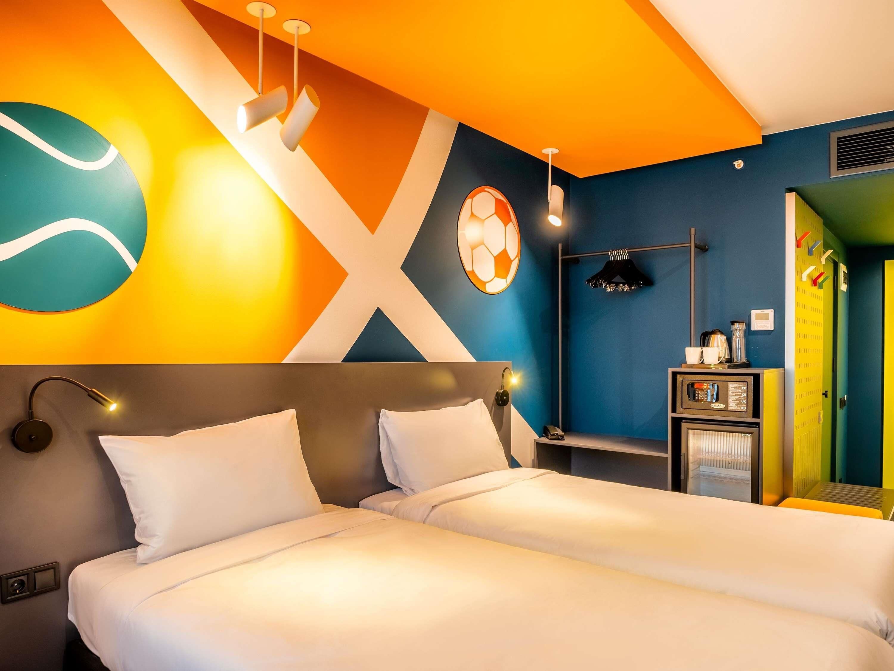 標準客房, 2 張單人床 | 低過敏寢具、客房內保險箱、遮光布/窗簾、隔音