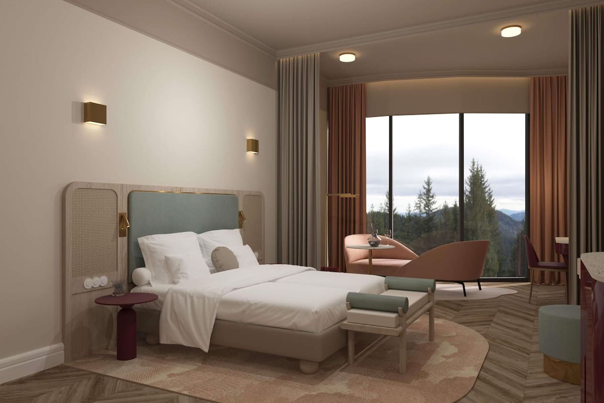 Classic-rum - 1 queensize-säng