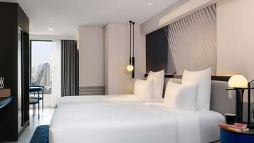 Quarto duplo (TRIBE Essential) | 1 quarto, roupas de cama premium, frigobar, cofres nos quartos