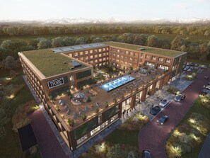 AuĂenpool (je nach Saison geöffnet), Sonnenschirme, LiegestĂŒhle