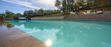 Indoor pool, a heated pool