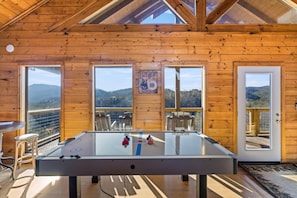 Game room - Luxury Cabin w/ Tree Top Mountain Views, Game Room, Hot Tub, Pets Welcome!

 (Sevierville)