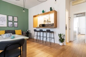 Apartamento básico | Área de estar