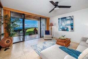 Condo, 1 King Bed (Keauhou Kona Surf & Racquet Club#3-10) | Living area - Keauhou Kona Surf & Racquet Club#3-102 (Kailua-Kona)