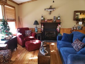 تلفزيون ذكي، مدفأة، مشغل دي في دي، كُتُب