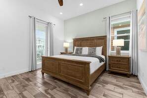 2 bedrooms, iron/ironing board, travel crib, WiFi