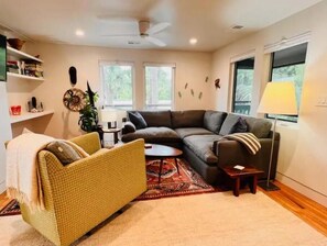 Living area - Irie on Erie B (Folly Beach)