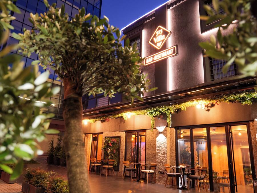 Fachada de la propiedad