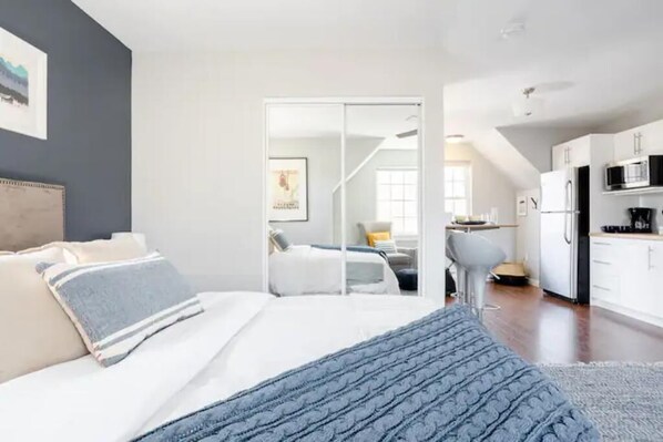 1 Schlafzimmer, Bügeleisen/Bügelbrett, kostenloses WLAN, Bettwäsche